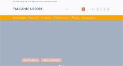 Desktop Screenshot of alicante-airport.org